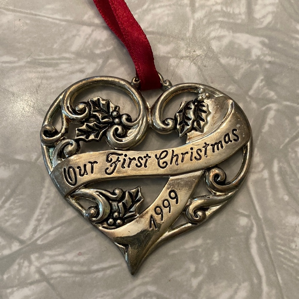 1999 Our First Christmas Together Ornament